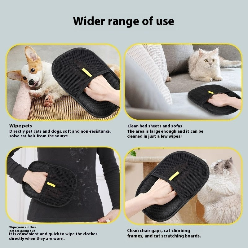 Pet Hair Remover Brush Gloves